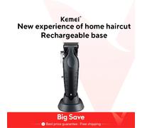 Cortadora de pelo inalámbrica Kemei 2299 para peluquero, cortadora de tallado sin huecos de 0mm, cortadora de acabado eléctrica profesional KM-2299