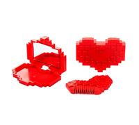 Cortadora de puntas dobles para mujeres | Peine para difuminar el flequillo con espejo,cortador para puntas dobles en forma de corazón,para cuidado personal en el hogar mantenimiento rápido viaje