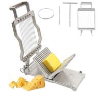 Cortadora De Queso Comercial, Cortador De Mantequilla De Alambre De Acero Inoxidable Resistente, Cortadora De Alimentos Con Grosor 10 mm/20 mm, Herramienta Manual Para Deli, Jamón Y Tostadas 10mm