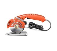 Cortadora de Tela Eléctrica con Control Ajustable de 4 Velocidades, Cortadora de Tela Redonda Industrial, para Telas Multicapa, Cuero y Alfombras(1.1in/2.8cm)