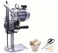 Cortadora De Tela Eléctrica De 1100 W Con Cuchilla Recta Y Afilado Automático, Motor De Cobre, Cortadora Industrial De Tela Con Afilado Automático Para Telas Multicapa Y Cuero.(17in)