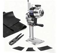 Cortadora De Tela Industrial De 1100 W, Cortadora Eléctrica De Cuero, Cuchilla Recta De Alta Velocidad Con Afilado Automático Para Cuero A Granel Y Tela Multicapa.(8in)