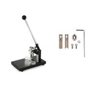 Cortadora de Troqueles Manual Máquina cortadora de esquinas redondeadora R4 R6 R8 R10 R13mm, cortador papel resistente, punzón con dispositivo sujeción, Metal acero A3(Machine with R3 R8)