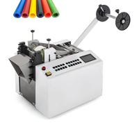 Cortadora de tubos termorretráctiles, cortador de cable eléctrico de 250 W, control por microcomputadora, ancho de corte de 100 mm para goma