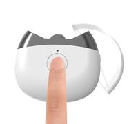 Cortadora de uñas automática, recargable de 3 velocidades con almacenamiento, cortador de uñas para personas mayores, hombres, mujeres, niños, viajes, uso diario, hogar, oficina, aseo, luz LED, equipo