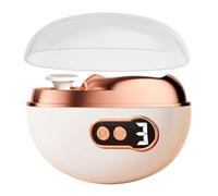 Cortadora de uñas eléctrica inteligente de 3 velocidades, cuchilla oculta para la piel, luz LED para baja visión, almacenamiento integrado para uñas, cortador portátil recargable por USB, para