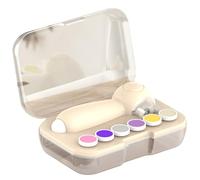 Cortadora de uñas para bebé, tijeras eléctricas de uñas de bebé, kits de lima de uñas seguras para bebés con 6 almohadillas de repuesto para pulir