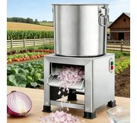 Cortadora de verduras comercial de 1800 W, procesador de alimentos multifuncional, trituradora de acero inoxidable de alta resistencia, puerto de alimentación grande, producción de 50 a 120 kg/h par