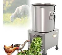 Cortadora de verduras comercial de 1800 W, trituradora de acero inoxidable de alta resistencia, gran puerto de alimentación, producción de 50 a 120 kg/h para el procesamiento de alimentos para aves