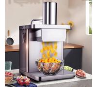 Cortadora de verduras, cortadora de verduras comercial eléctrica, cortadora de cebolla eléctrica comercial, cortadora de alimentos, cortadora de frutas y verduras, con moldes para cortar en