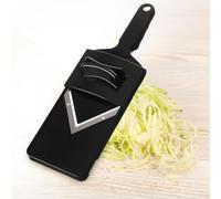 Cortadora de Verduras, Cuchilla en V, Cortadora en Juliana, con Rallador Protector, Marco de Plástico, para Cortar Y Rallar Frutas Y Verduras de Forma Eficiente Y Uniforme