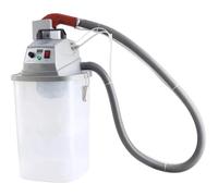 Cortadora eléctrica de hilo sin escobillas de un solo cabezal, máquina de corte automática ajustable con cubo de almacenamiento, recortadora de hilos de tela para máquina de coser