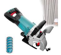 Cortadora eléctrica de paredes de ladrillos,hormigón, muesca, máquina de ranuras for paredes y suelos, juego de herramientas de construcción