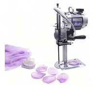 Cortadora eléctrica de tela de alta velocidad de 1100 W con afilado automático. Cortadora vertical industrial de cuchilla recta. Sist-ema profesional multiusos para cuero y textiles(13in)