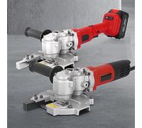 Cortadora eléctrica de varillas de refuerzo, cortadora de varillas de refuerzo, cortadora de varillas de refuerzo de hasta 1 mm a 40 mm, cortadora de varillas de refuerzo en frío portátil (versión c
