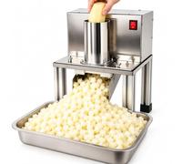 Cortadora Eléctrica De Verduras Profesional, Máquina Para Cortar En Dados De Acero Inoxidable Con Cortes De 10 Mm 12 Mm 15 Mm, Alimentación Superior Para Patatas Rábanos Pepinos Y Cocina 15mm