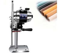Cortadora eléctrica industrial multiusos de tela de 1100 W con sis-tema de cuchilla recta vertical y afilado automático. Cortadora eléctrica de alta resistencia para cuero, textiles(10in)