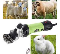 Cortadora eléctrica para ganado, cortadora inalámbrica para mascotas y ganado, tijeras para ovejas, juego de máquina cortadora eléctrica, batería de litio recargable integrada para lana en ovejas, c