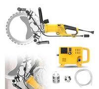 Cortadora Hormigón Mano Sierra De Anillo Máquina Cortadora De Pared 5000W Sierra De Hormigón Eléctrica Toroidal,Profundidad De Corte 290 Mm,Con Tubería Agua Bomba Agua Hoja,1xblade