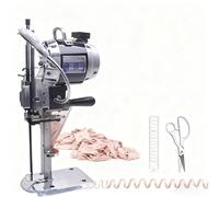 Cortadora industrial profesional de tela de 1100 W con cuchilla recta vertical, afilado automático y motor de cobre. Para telas multicapa, alfombras y textiles(15in)