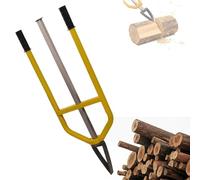 Cortadora manual de leña, herramienta portátil para facilitar la división de madera, ideal para fogatas, chimeneas, patios traseros y actividades al aire libre, solución de corte sin esfuerzo