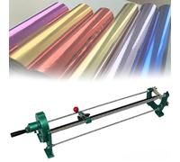 Cortadora manual de papel de aluminio para estampado en caliente de 26 pulgadas, máquina de corte de vinilo PU, cortadora de rollos de papel de aluminio, para diámetro de núcleo interior de 25-27 mm.