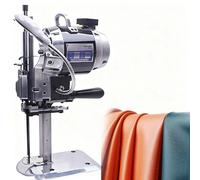Cortadora vertical profesional de tela de 1100 W con sis-tema de cuchilla recta de alta velocidad y afilado automático. Cortadora eléctrica industrial para cuero, textiles multicapa(13in)