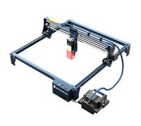 Cortadora y grabadora láser SCULPFUN S30 de 5W, asistencia de aire automática, lente reemplazable, placa base de 32 bits, 410x400 mm S30 5W azul