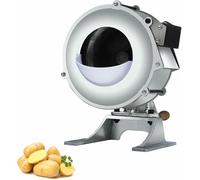 Cortadora Y Trituradora Eléctrica De Verduras De 180 W, Cortadora De Frutas Comercial De 75 Kg/H, Herramienta Para Cortar Frutas De Acero Inoxidable, Máquina Cortadora De Alimentos Para Patatas, Lim,