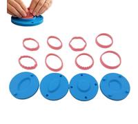 Cortadores De Arcilla Placa 3D, Cortador de Bisutería con Borde de 6 | 12 Piezas Moldes Para Pendientes De Resina Epoxi Para Principiantes Niños DIY Manualidades Horneado
