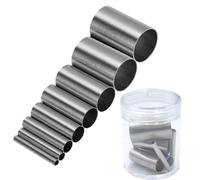 Cortadores de Arcilla Polimérica,8 PCS Cortadores Circulares de Acero Inoxidable Herramienta de Arcilla para Esculpir Mini Punteado Anillo para Hornear Cortador de Moldes Cerámica