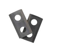 Cortadores de carburo de 10 piezas, inserciones de torneado de madera, hoja de repuesto de durabilidad de doble cara for cepilladora 13BT