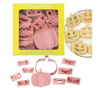 Cortadores De Galletas De Halloween - lantern-press, Espeluznante Shaper Para Hornear | Molde De Galletas De Sombrero De Brujas, Cortador De De Araña, Sello De Pastelería De Otoño, Accesor