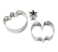 Cortadores de Guisantes de Olor de Acero Inoxidable PME, Tamaño Mediano, Juego de 3