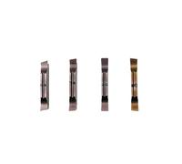 Cortadores de inserción de carburo CNC, 10 piezas de insertos de ranurado MGGN MGGN150 MGGN200 MGGN250 MGGN300 MGGN400 MGGN500 JM R8 R15 L8 LF6018 Herramienta de torneado (-JM, MGGN500, 10 unidades)