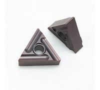 Cortadores de inserción de carburo CNC, 10 unidades, herramienta de fresado TNMG160404R ES US735/VP15TF, inserto de torno CNC de torneado externo TNMG 160404R (TNMG160404R VP15TF)