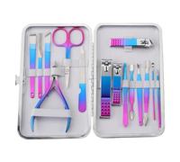 Cortadores De Manicura Construcción De Acero Inoxidable Colorida Y Precisa Juego De Cortaúñas Para El Cuidado De Uñas De Acero Inoxidable Cuchara Para Orejas, 16 X 9 X 1,A