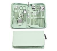 Cortadores de manicura Juego de cortaúñas Cuchara para orejas de acero inoxidable para el hogar Cortaúñas Herramienta de tijeras para uñas de pedicura, 22PCS,A