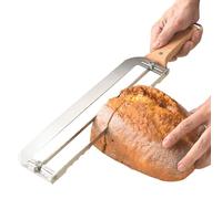 Cortadores de Pan | Cortadora de Pan de Acero Inoxidable | Herramienta de Corte Ergonómica Anticorrosiva | Para Cocina Hogar Panaderos Comerciales Alimentación Gastronomía Almacenamiento