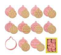 Cortadores De Pastelería De Bolas De Navidad,Formas De Galletas De Navidad