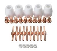 Cortadores de plasma Piezas de desgaste PT-31 - Piezas de repuesto - Juego de accesorios - 30 piezas - VECTOR WELDING