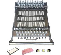 Cortadores de rollos de sushi de acero inoxidable, grosor ajustable para hacer sushi, herramientas comerciales de sushi para restaurantes