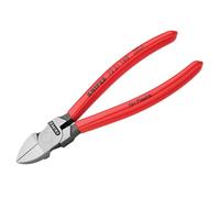 Cortadores Diagonales Knipex Para Plásticos Con Agarre De PVC 160Mm KPX7201160