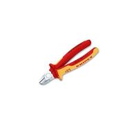 KNIPEX Alicate de corte diagonal cromado aislados con fundas multicomponentes, según norma VDE 140 mm, 70 06 140