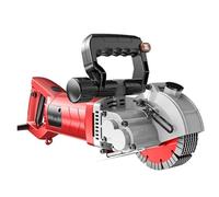 Cortadores eléctricos de ranura para pared, máquina ranuradora con cubierta protectora automática para decoración del hogar y ranurado de mármol