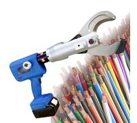 Cortadores hidráulicos eléctricos, herramienta de corte hidráulica recargable de 8 toneladas para cables de cobre y aluminio, kit de herramientas de corte de cables de alambre de corte continuo (B)