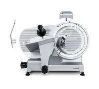 Cortafiambres eléctrico profesional MSX300 de H.Koenig - Cuchilla de 30 cm, corte ajustable 0-15 mm, afilador integrado, gran superficie de corte, 280 rpm - Acero inoxidable.