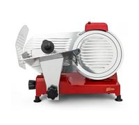 H. Koenig - Cortafiambres eléctrico profesional MSX254, cuchilla 25 cm, corte 0-12 mm - Rojo