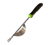 Cortamalezas de acero inoxidable, desmalezador de raíces con tallo, extractor de malas hierbas de raíz, manual para cavar, deshierbar, aflojar, deshierbe, extractor manual de malas hierbas para