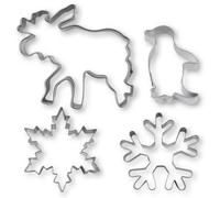 Cortapasta Winterwunderland Set 4-tlg Städter Galleta Galletas Cocción Invierno